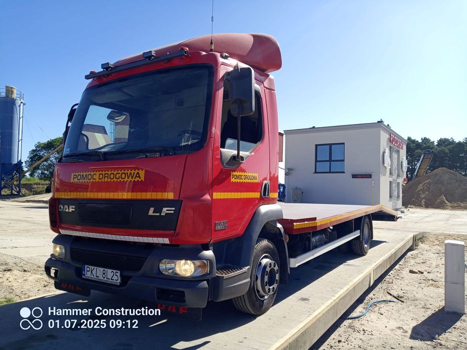 DAF FA LF 45  7t ładowności specjalny pomoc drogowa autolaweta laweta najazd Nowa!