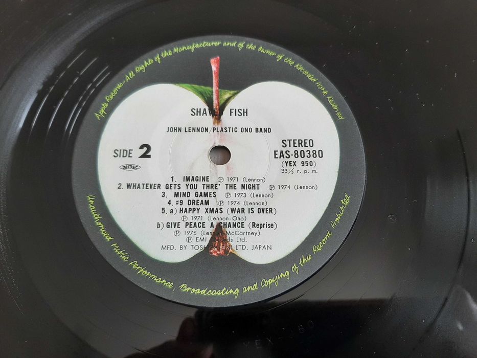 John Lennon/Plastic Ono Band - Shaved Fish - Japão - Vinil LP