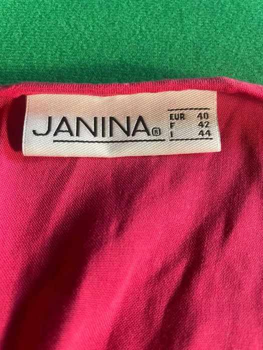 Różowa sukienka maxi marki Janina roz L