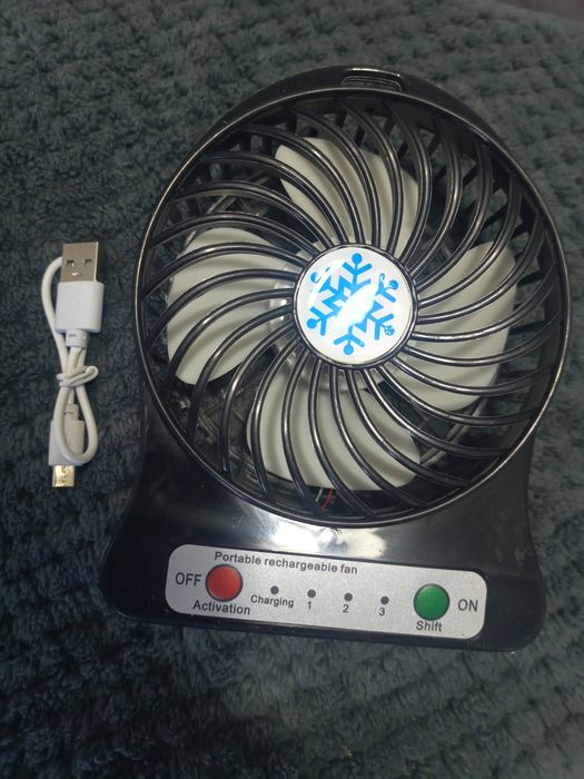 Mini wiatrak bezprzewodowy wentylator kieszonkowy USB