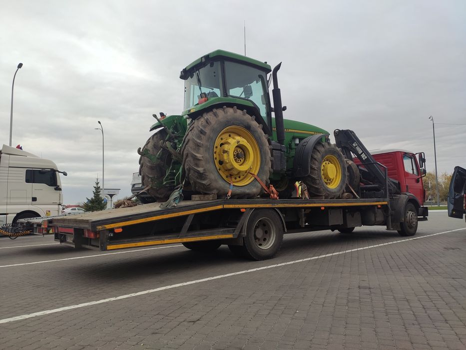Вантажний евакуатор рівне 10 тон трал лафета грузова перевезти трактор