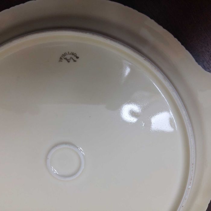 serviço de chá vista alegre (porcelana) 12 chávenas/pires/peças servir