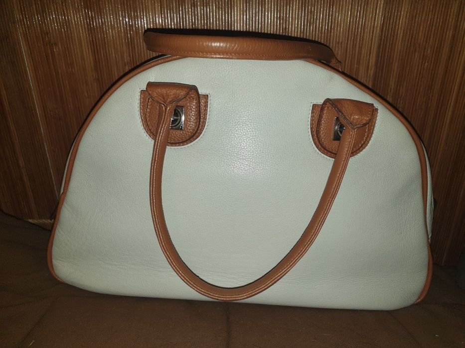 Сумка кожаная большая ASSA