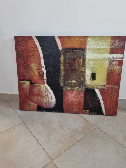 Quadros com relevo, como novos