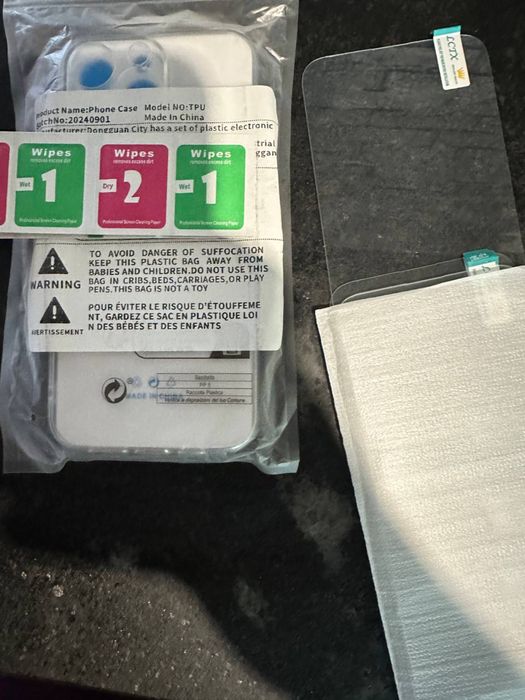 Бампер + 3 скла захисних iphone 15 pro max