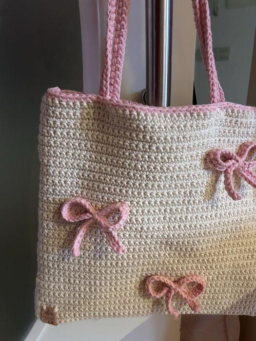 Tote bag em crochet. Varias cores