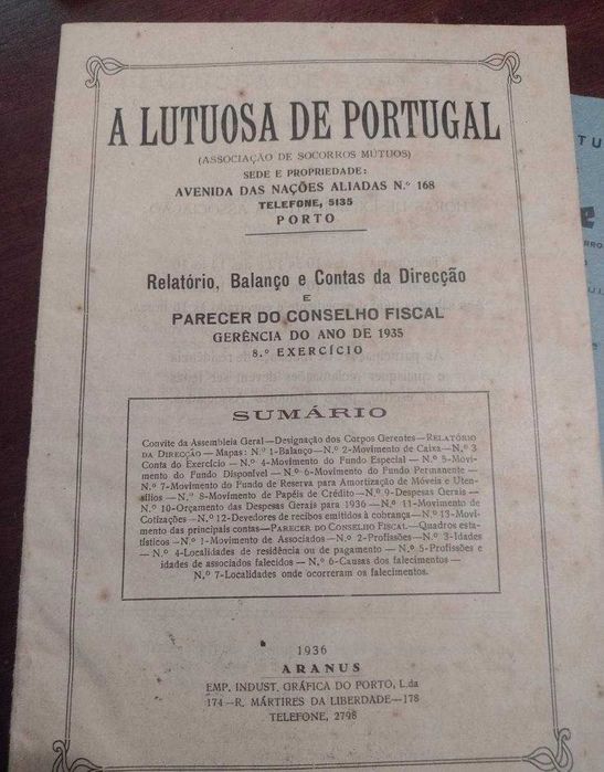 A Lutuosa de Portugal vários itens