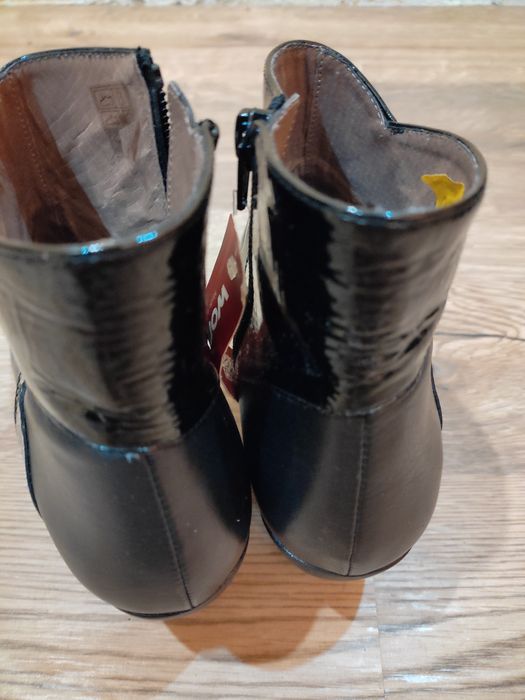 Модные Ботільони/кожа/37/23.5-24 см женская Модная обувь взуття