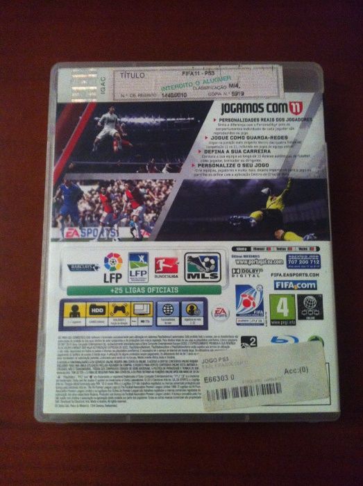 Jogo Fifa 11 Ps3