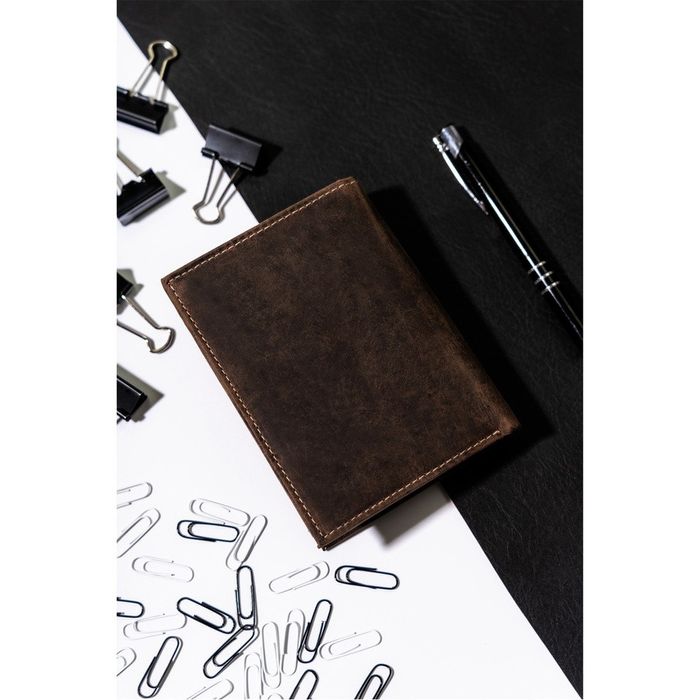 duży portfel męski z bydlęcej skóry naturalnej - buffalo wild