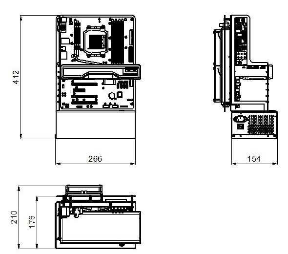 Wyprzedaż ! - M-CASE 1 PURE  ATX RAL , otwarta obudowa PC AIR PC