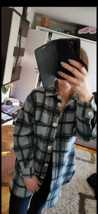Nowa koszula kurtka w kratę H&M rozmiar xs/34 36