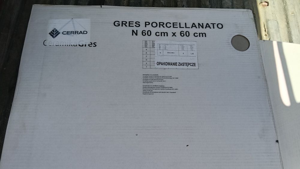 Gres  Porcelanatto Grey - 4.32m2