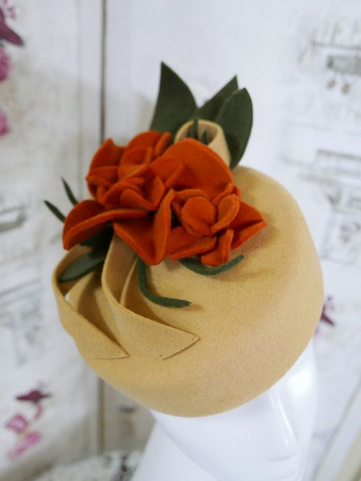 Toczki filcowe damskie 100% wełna