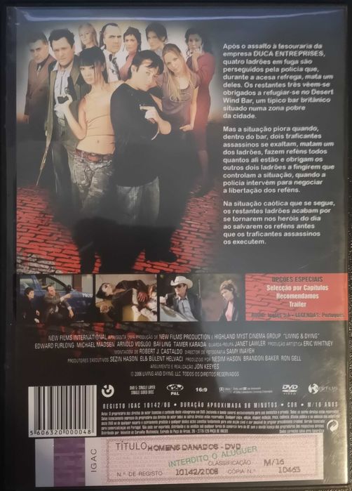 DVD "Homens Danados"