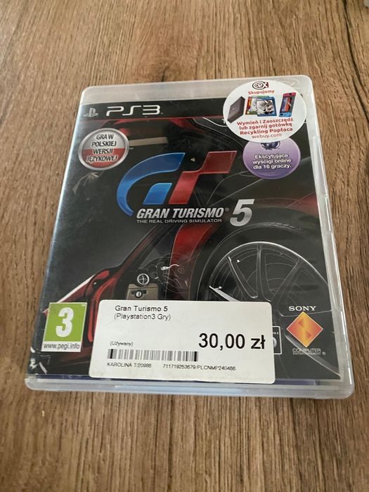 Gra na PS3 Gran Turismo 5
