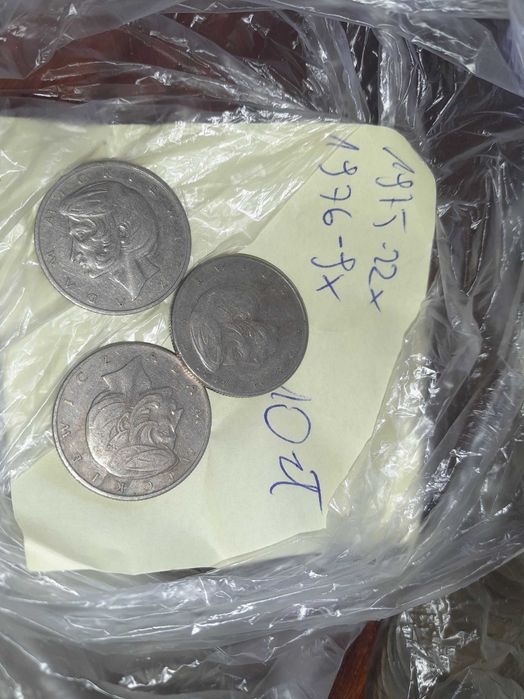 monety z PRLu 10 zł 1975 - 1976 31 szt