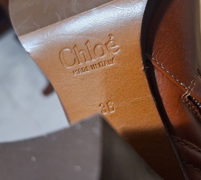 Kozaki Chloè 36 skóra