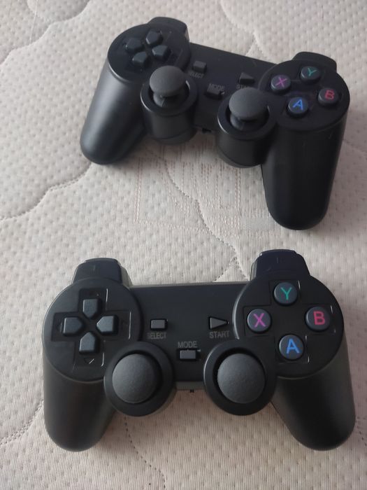 Ewwke m8 console de jogos de vídeo 2.4g duplo controlador sem fio jogo