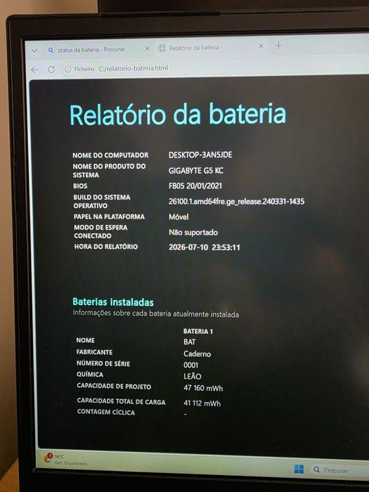 Portátil gaming rtx 3060 6gb, i5 10500H,16gb ram DDR4, 512gb nvme