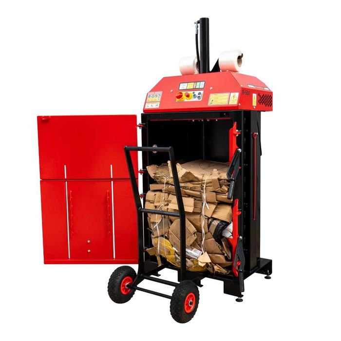 Belownica REMET B-500 == PRASA do makulatury, kartonów, folii ==