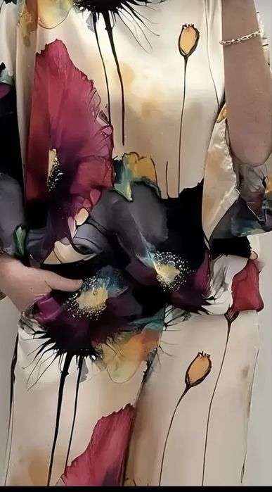 Komplet satynowy nowy