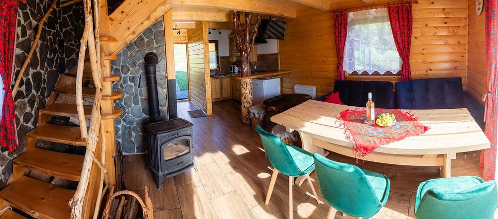 domek w górach Wisła domek  wynajem Beskidy sauna jaccuzi ferie zimowe