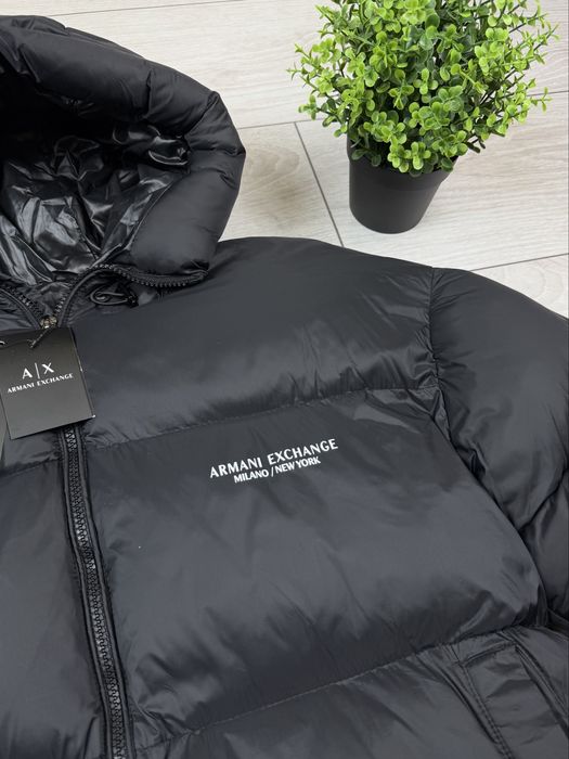 Пуховик Armani Exchange куртка EA7 армані пуфер AX