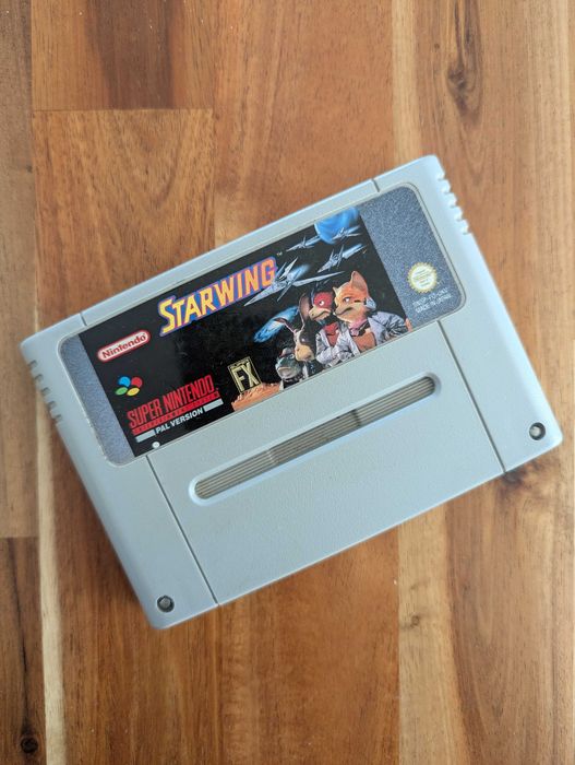 Starwing SNES Super Nintendo Oryginał Wersja Angielska PAL Unikat