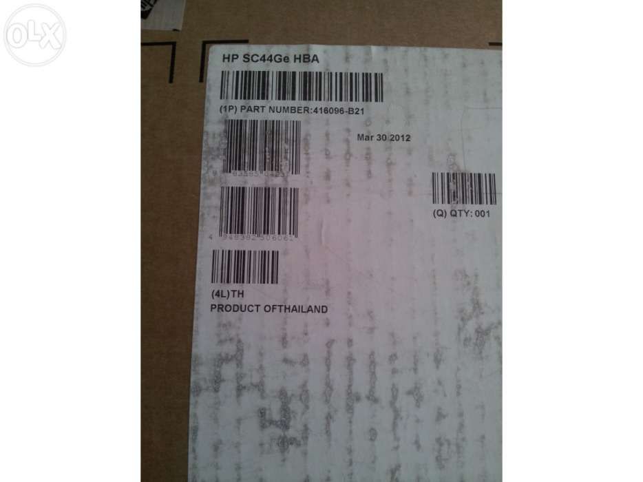 Placa controladora host bus adapter hp sc44ge sas64585238096002121