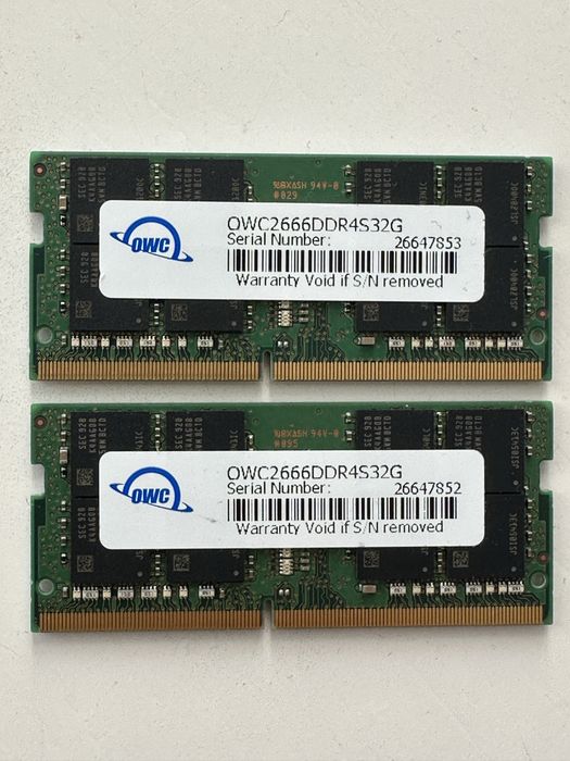Pamięć ram DDR4 OWC 64GB 2666MHz 2x32GB iMac Mac mini