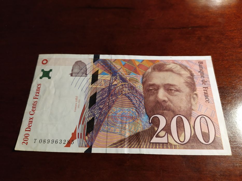 Nota de 200 Francos Franceses