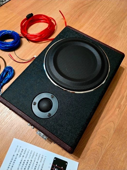Skrzynia Basowa Subwoofer Pod Siedzenie 600W Tuba
