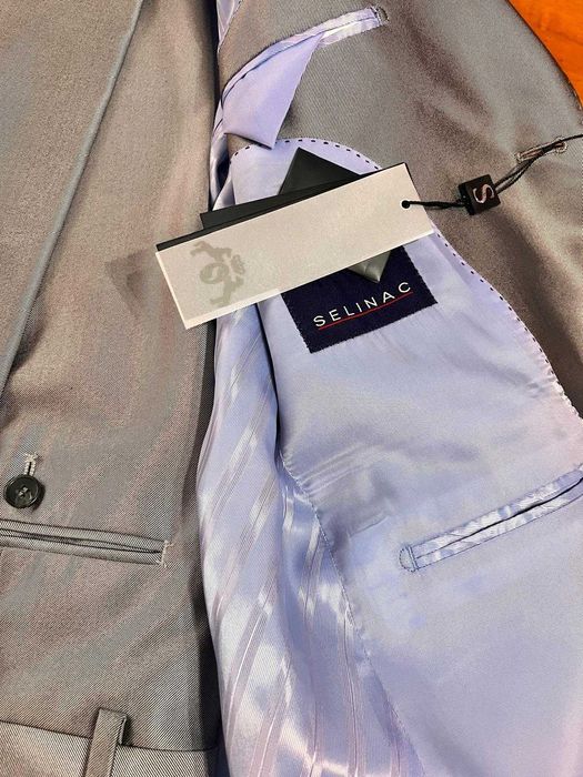 Fato Clássico -Cinza metalizado