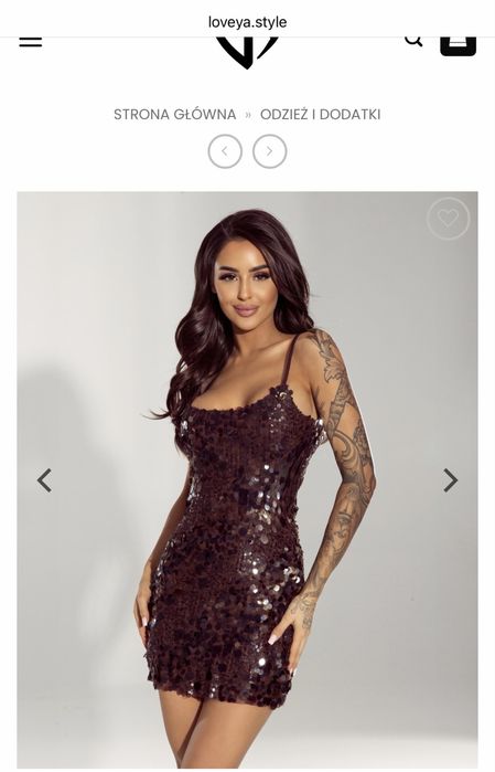 Loveya sukienka czekolada
