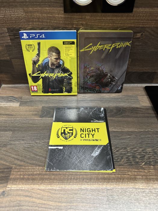 PlaySttaion Ps 4 Ps 5 Cyberpunk 2077 PL SteelBook!