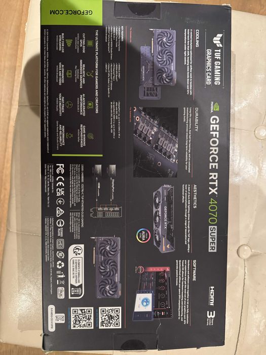 Видеокарта ASUS Tuf GeForce Gaming RTX 4070 SUPER