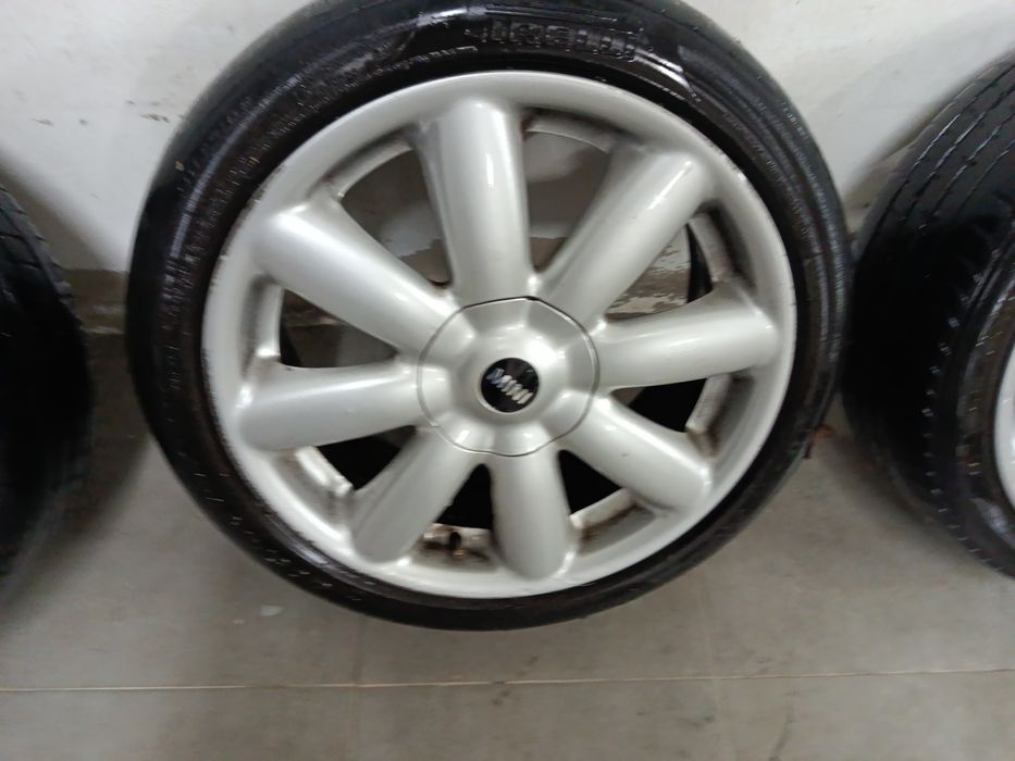 Jantes 17 Mini r50 R53 r55 r56 originais com pneus 205/45/17