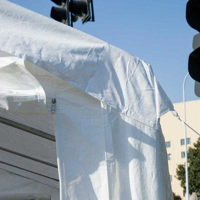 Pérgola de Jardim 8x4m Branca – Ideal para Eventos
