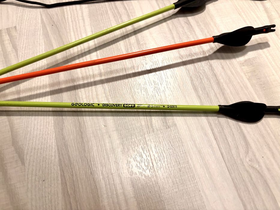 Łuk dla dzieci Geologic Discovery Junior łuk + 3 strzały Decathlon