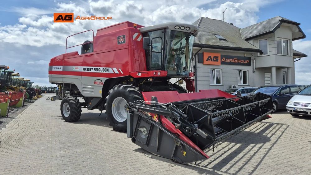 Massey Ferguson 7270 BETA AL 2007R  4x4 Heder 6,10 m Wózek Klimatyzacja