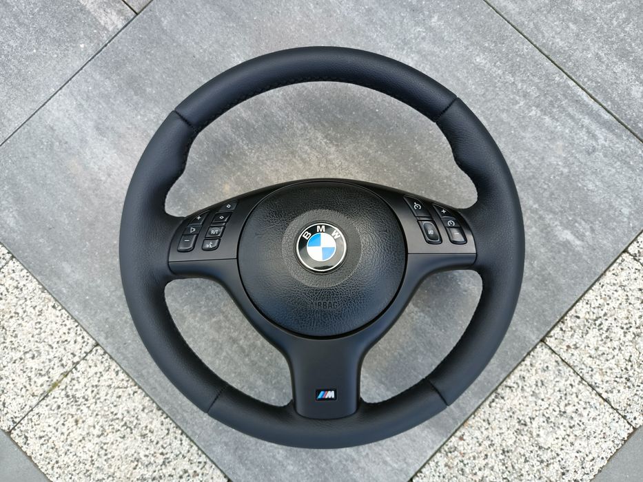 Kierownica Mpakiet BMW E46 E39 X5 E53 E38 polift jak nowa obszyta