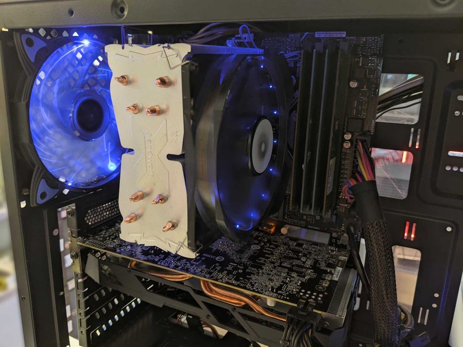 Ігровий ПК QUBE i5-8600k/RX 580 8GB/Intel Z370-P/16GB DDR4/NVME 512GB