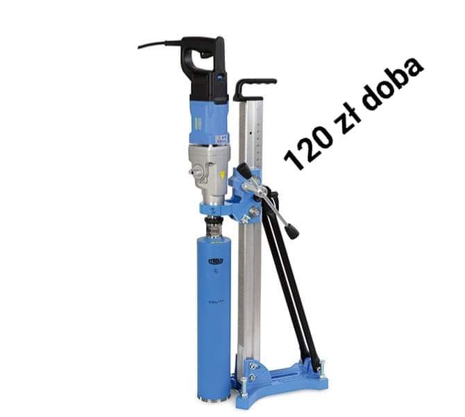 Wiertnica koronka na statywie otwornica wynajem