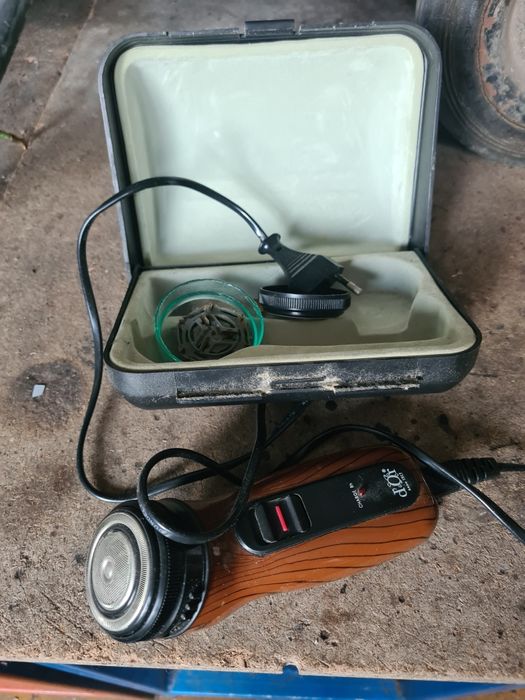 Stara zabytkowa golarka DOR Anno 1917 plus etui i kabel zasilający