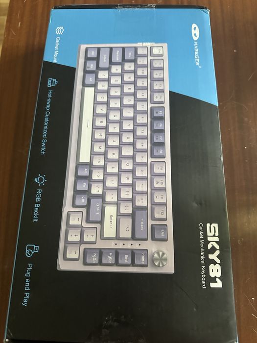 АКЦІЯ! Клавіатура 75% MageGee SKY81 Violet