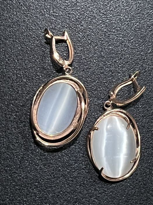 Kolczyki z kamieniem