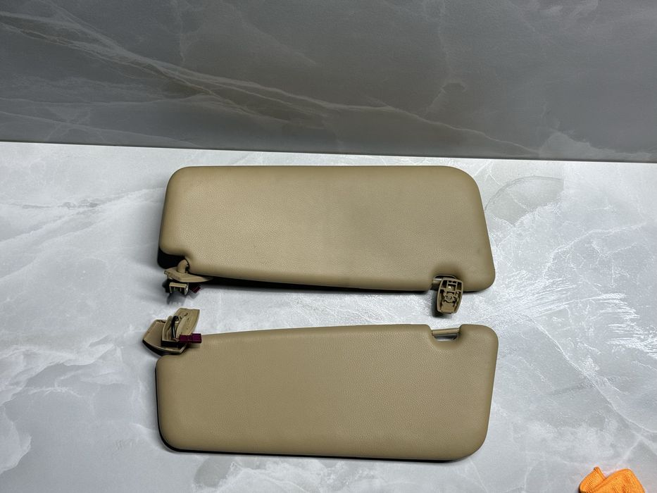 BMW E60 сонце захисні козирьки Бежевий Колір Козирьок е61 потолок