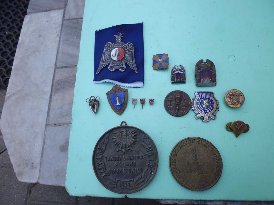 przedwojenna odznaka policja Warszawa