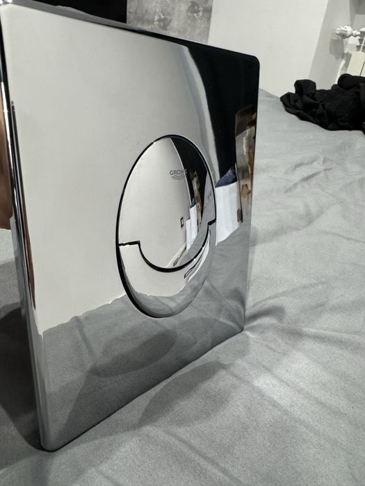 Przycisk do toalety Grohe srebrny/lustrzany